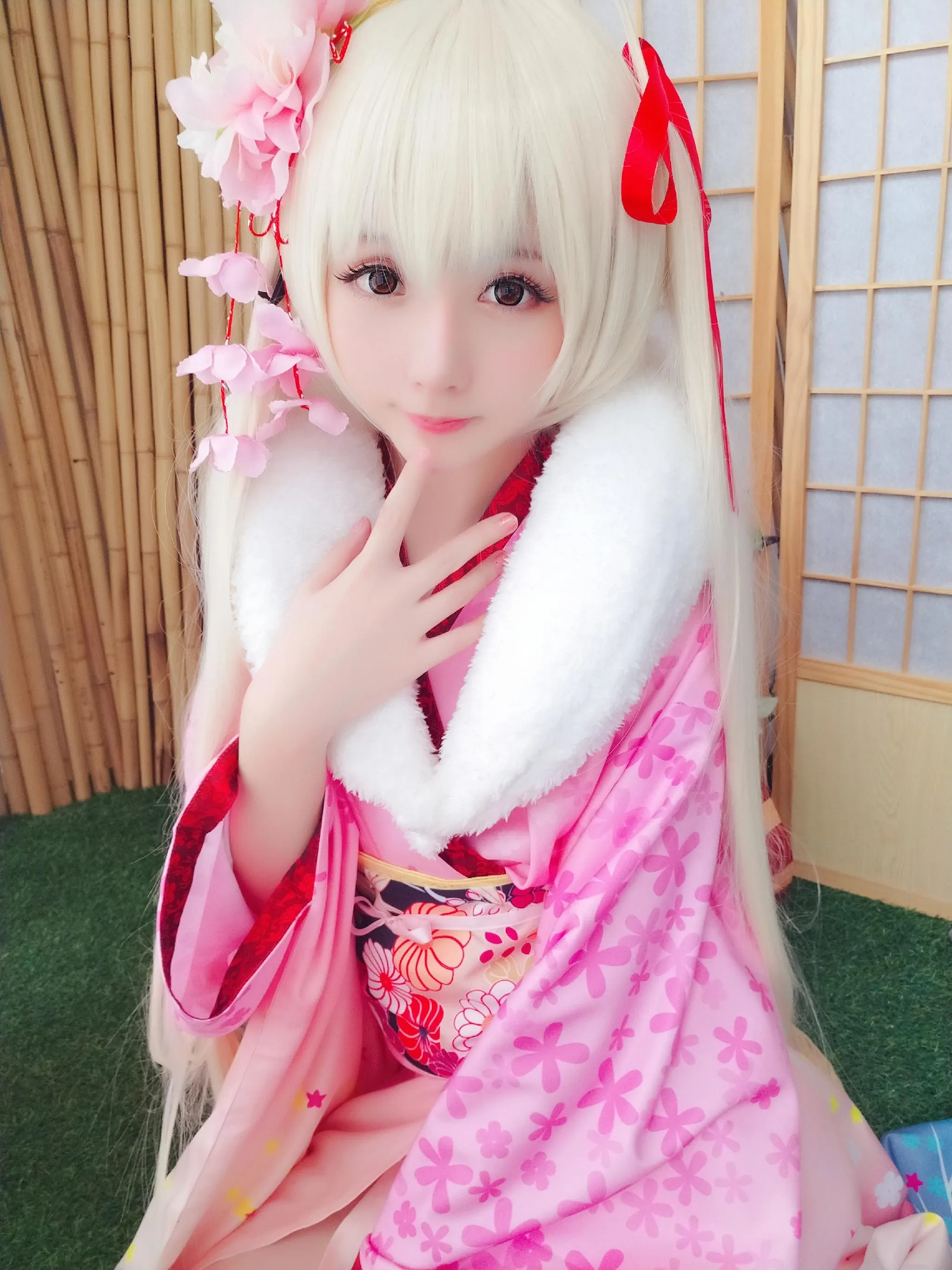 星之迟迟 – VOL.01 粉红泡泡包-穹和服（9P） [9P]插图8